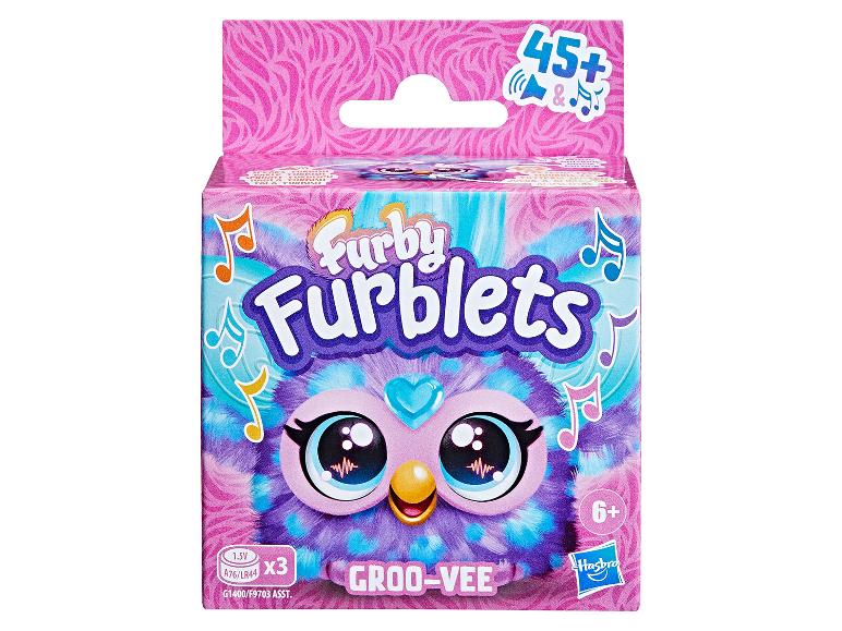 3 Hasbro Furby Furbles, Groo-Vee, muzikaal, 6+.