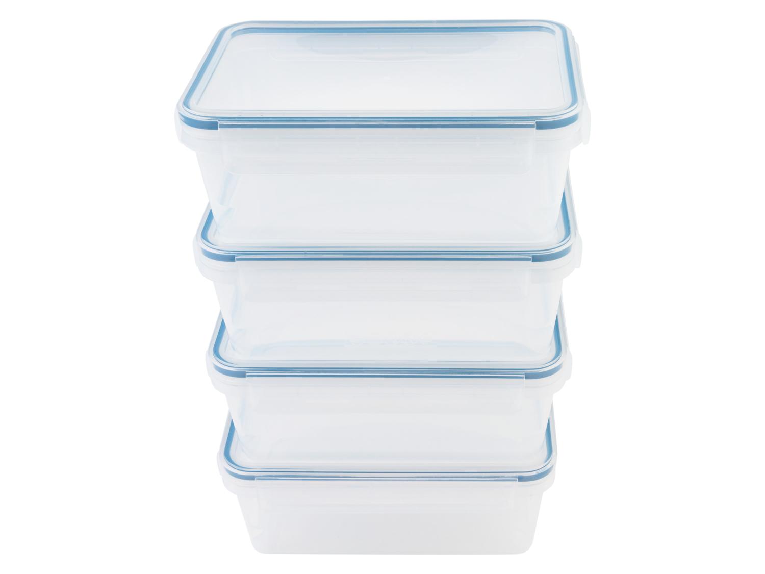 Lacers PurpleLine Set of 20 Glass Storage Containers with Lid Glass Container for Kitchen 5 x 370 ml and 5 x 1050 ml Food Storage Box with Lid Freezer