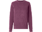 Heren sweatshirt met lange mouwen in pruimkleur