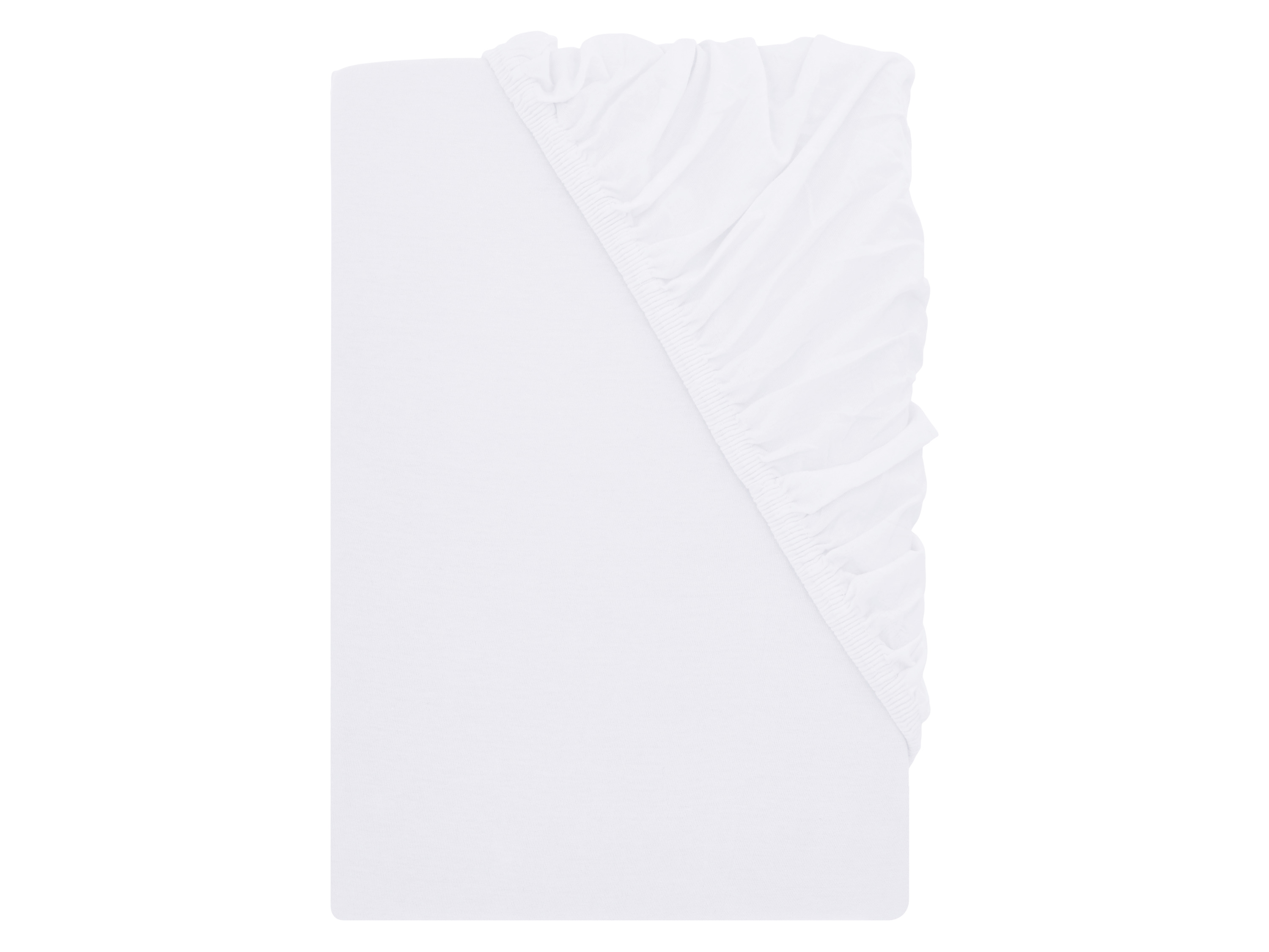 LIVARNO Jersey hoeslaken 90-100 x 200 cm (Wit)