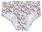 Witte Hello Kitty onderbroek met regenbogen en sterren.