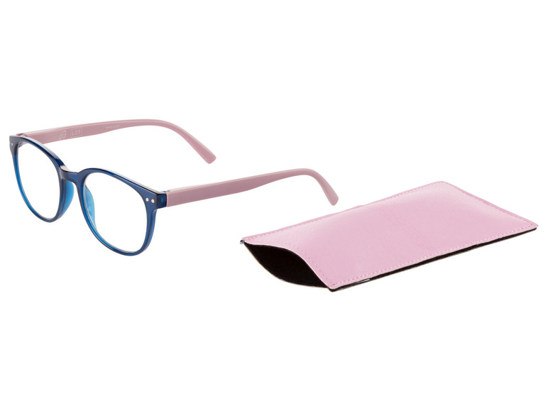 AURIOL Leesbril (Blauw/roze, 1,5)