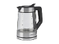 SilverCrest glazen en roestvrijstalen waterkoker.