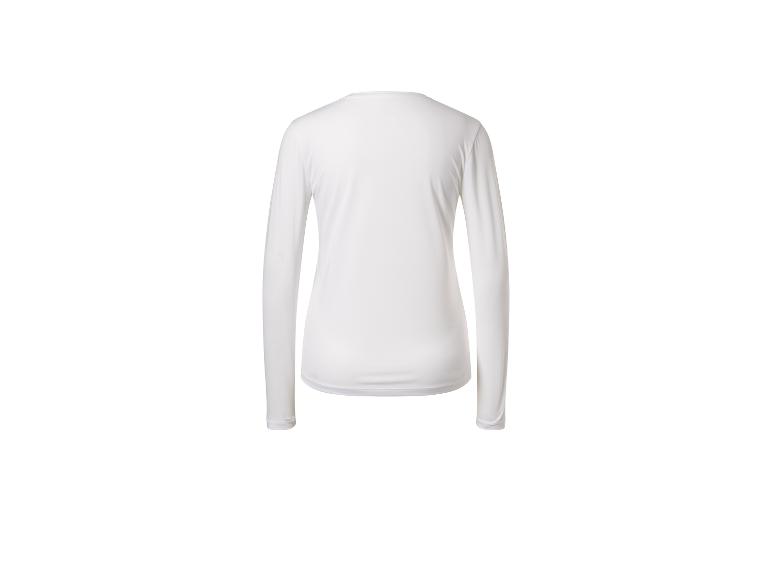 Wit dames longsleeve shirt.