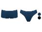 Twee paar Sloggi ondergoed, een slip en een short, in donkerblauw
