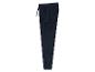 Donkerblauwe cargo broek met elastische tailleband.
