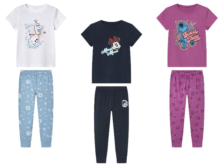 Disney pyjama's: Olaf, Minnie en Stitch.