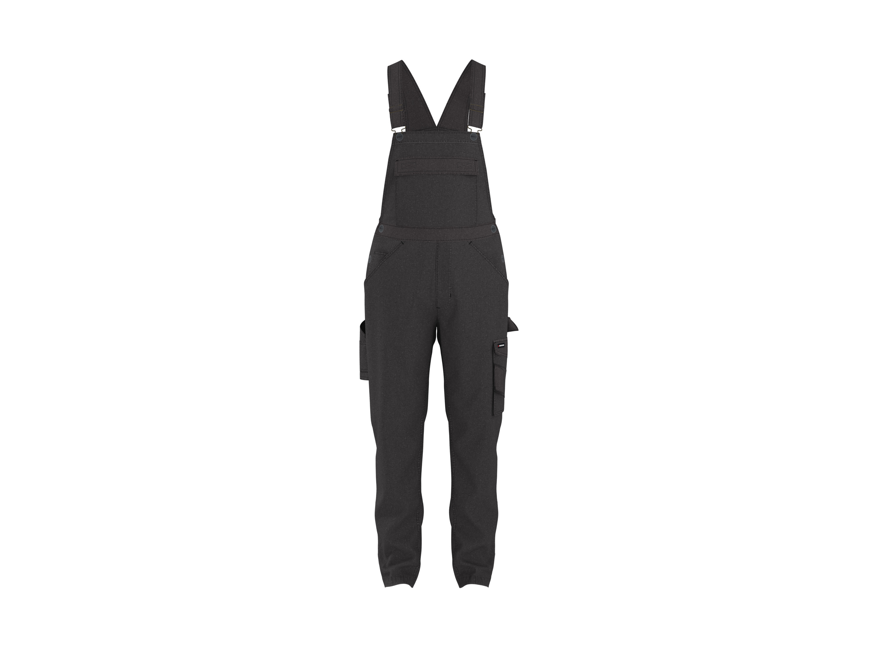 PARKSIDE Heren tuinbroek, Fan Edition (Zwart, M)