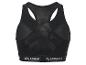 Zwarte Crivit sportbeha, racerback, medium support.