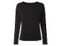 Zwart T-shirt met lange mouwen voor dames