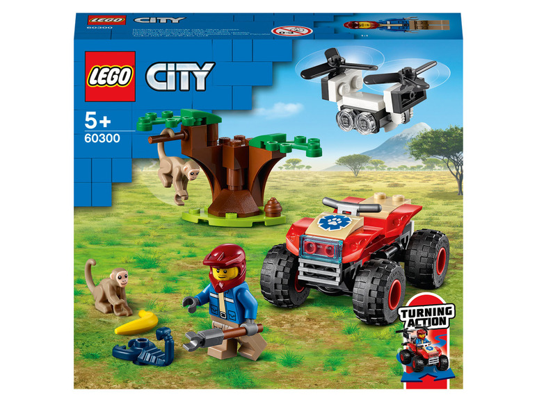 Ga naar volledige schermweergave: LEGO® City Wildlife Rescue ATV - 60300 - afbeelding 1