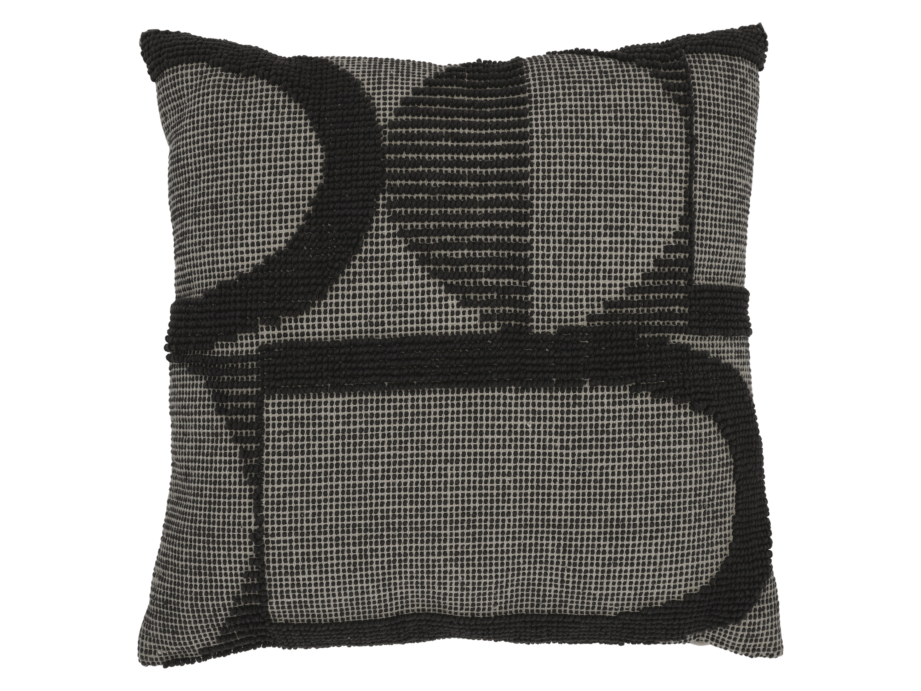 LIVARNO Sierkussen 45 x 45 cm (Geometrisch/antraciet)