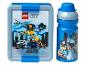 LEGO City lunchbox en drinkfles: politie thema.