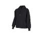 Zwarte hoodie op een witte achtergrond