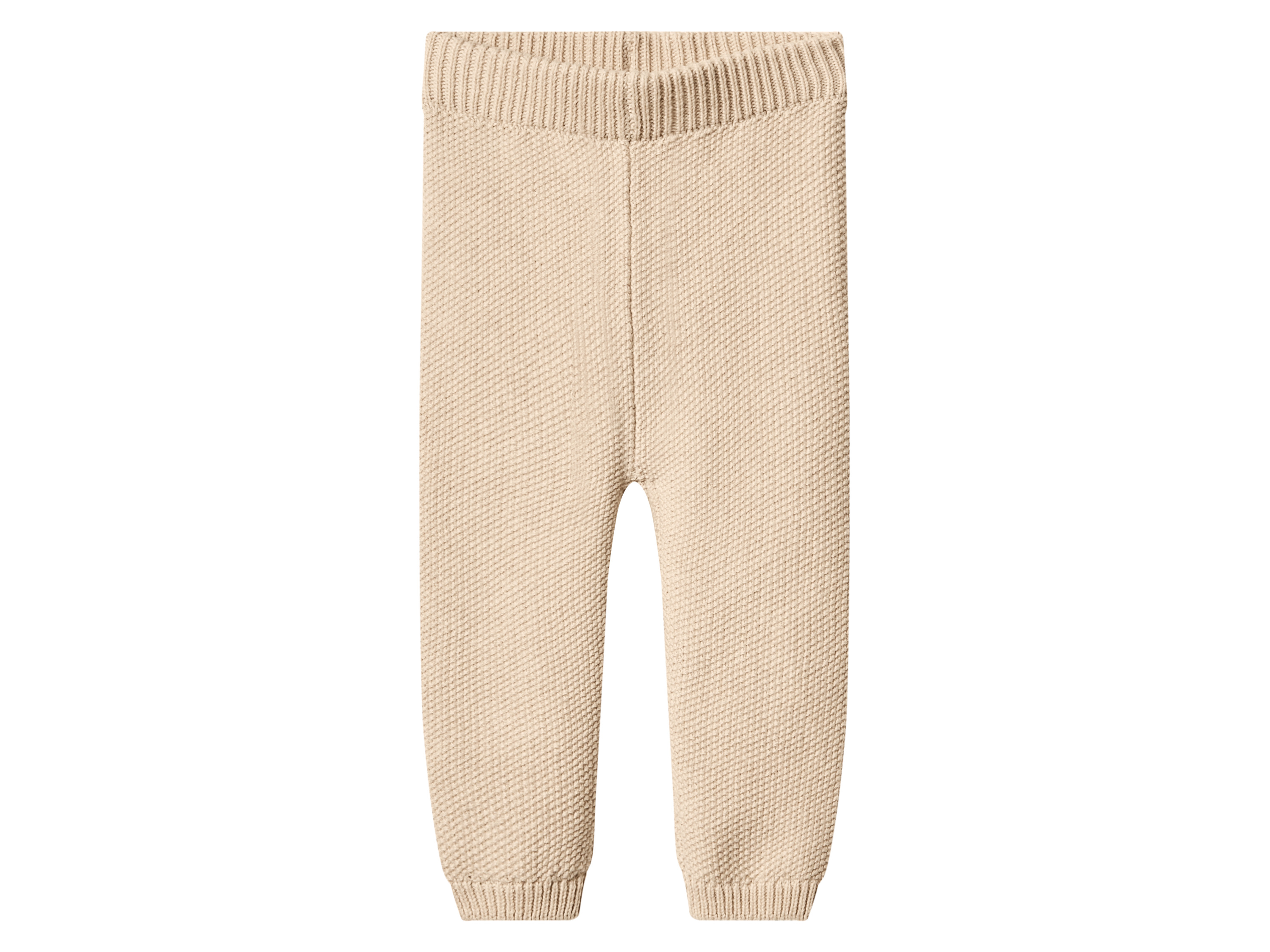 lupilu Gebreid baby broekje (Beige, 50/56)