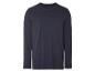 Een donkerblauwe longsleeve voor heren.