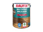Een blik Baufix Multispray Houtbeits voor binnen en buiten, geschikt voor diverse houtsoorten.