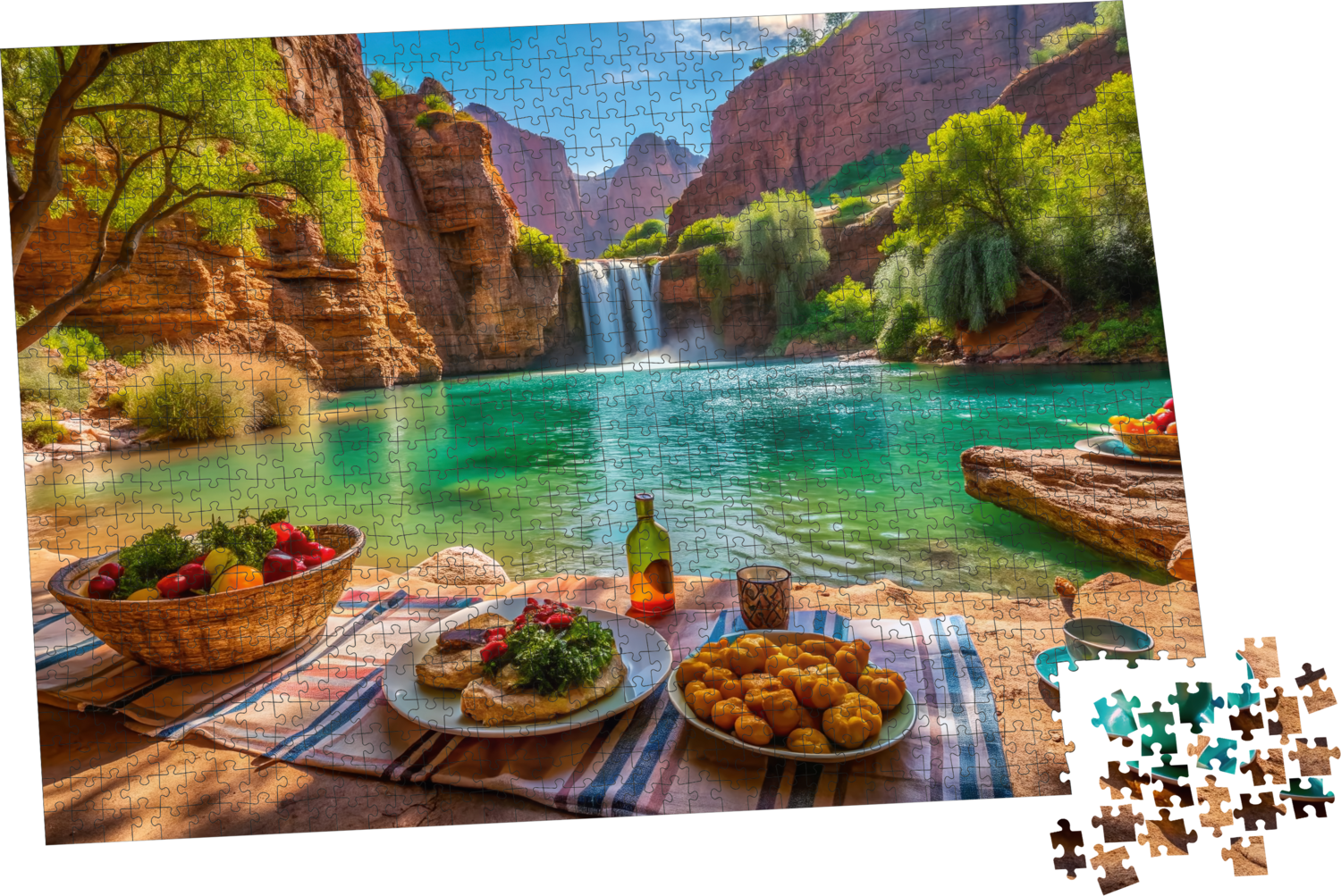 LUPILU Puzzel, 1000 stukjes (Natuurparadijs)