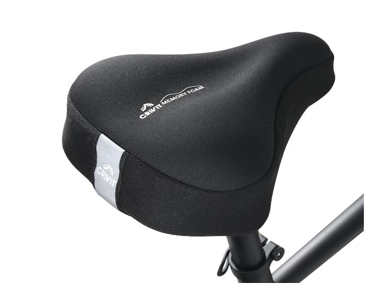Crivit fietszadel met traagschuim en reflecterende details