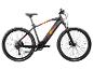 Zündapp elektrische mountainbike, zwart met oranje details.