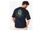 Zwart heren T-shirt met basketbalprint op de rug, met de tekst 'All Time Legend'.