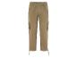 Beige cargo broek met elastiek in de taille.