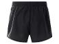 Zwarte heren sportshorts met elastische tailleband en mesh details.