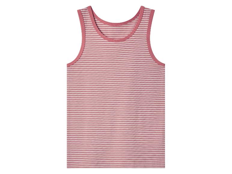 Kinder gestreept roze en wit hemdje