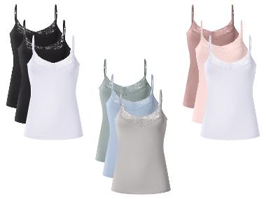 esmara® Set van 3 dames spaghettitops
