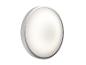 Ronde LED plafondlamp met zilveren rand