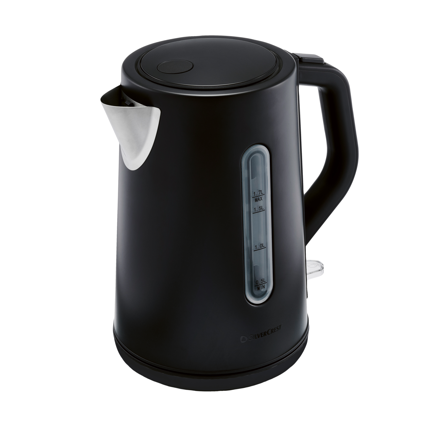 SILVERCREST RVS waterkoker, 1,7 L (Zwart)