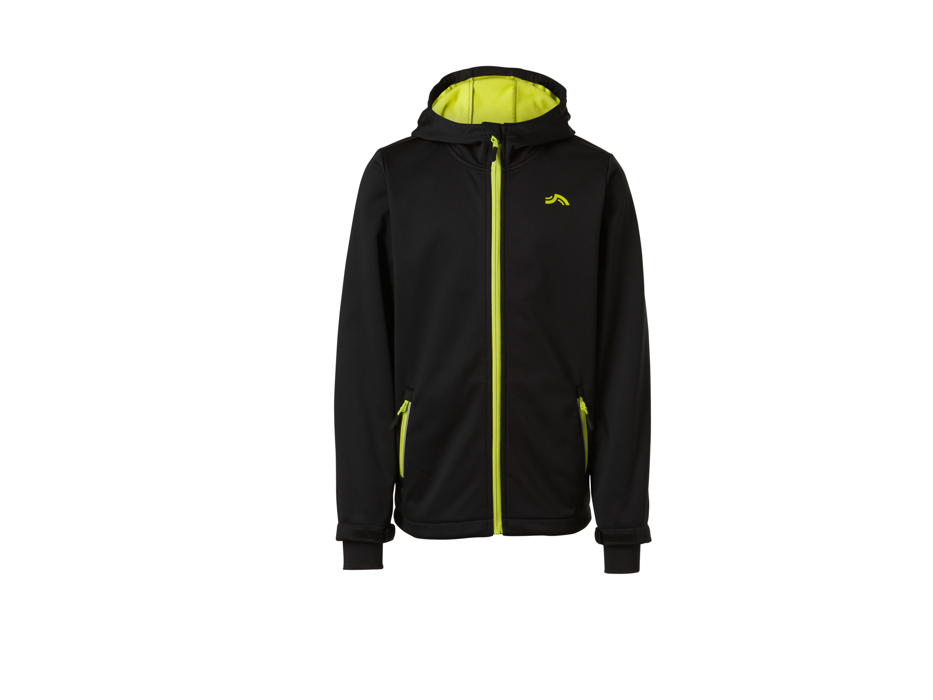 CRIVIT Kinder softshell jas (Zwart, 134/140)