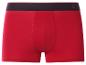 Rode herenboxershort met zwarte tailleband en ankermotief