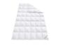 Wit doorgestikt dekbed met een Balette Premium Bedding label