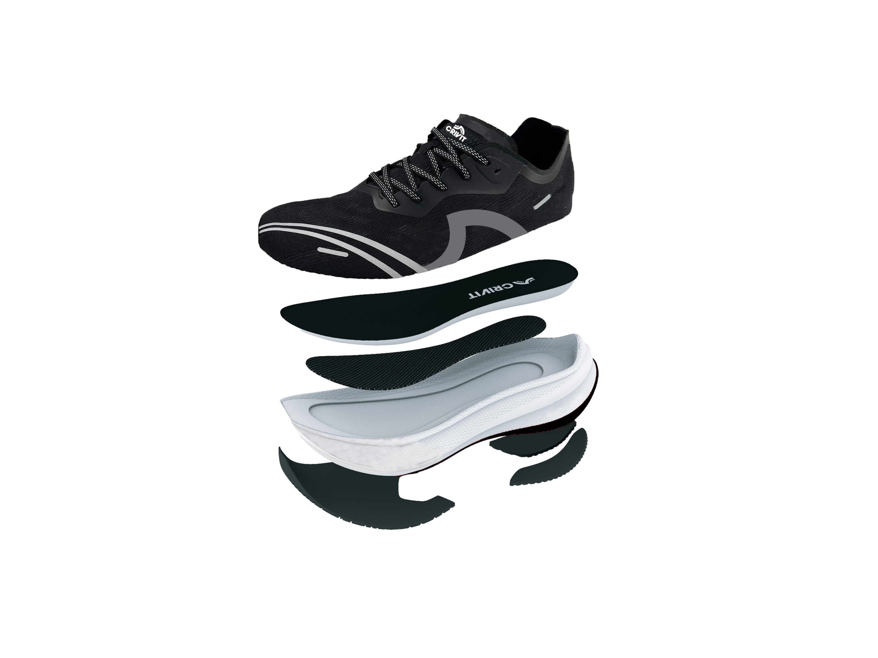 CRIVIT CarbonLite 1.0 Heren hardloopschoenen - 2
