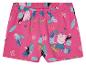 Roze Peppa Pig shorts, tropische print met toekans.