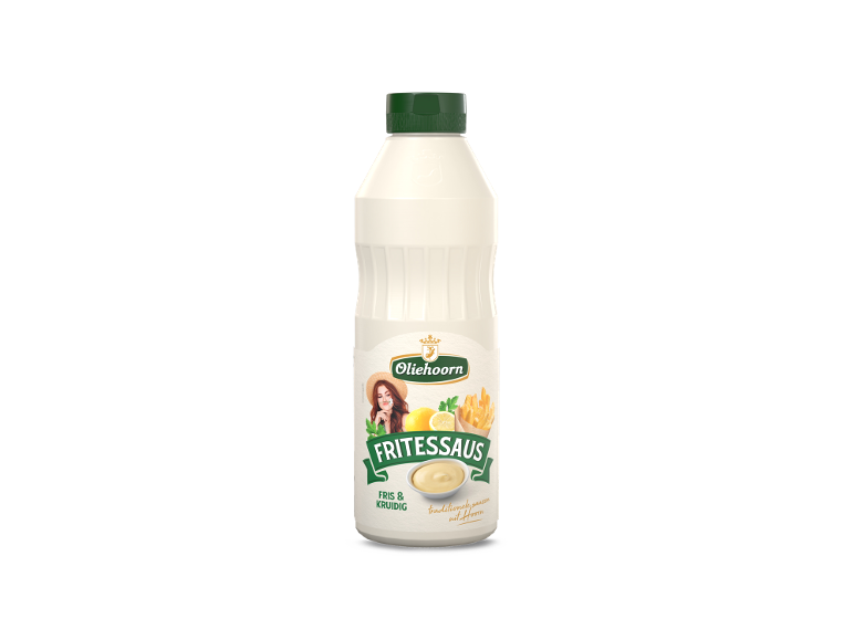 Fritessaus in een knijpfles, fris & kruidig