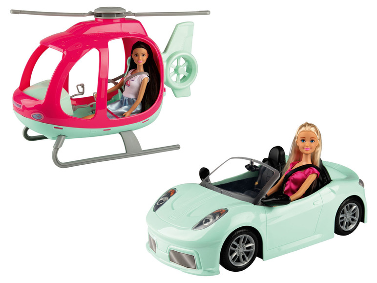 Ga naar volledige schermweergave: Playtive Modepop met auto of helikopter - afbeelding 1
