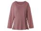 Roze shirt met lange mouwen en ronde hals