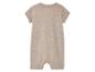 Beige baby romper van katoen.