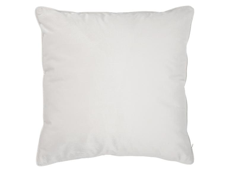 Wit decoratief kussen met zachte textuur