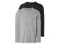 Twee longsleeves, een grijs en een zwarte.