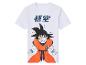 Wit T-shirt met Goku van Dragon Ball.