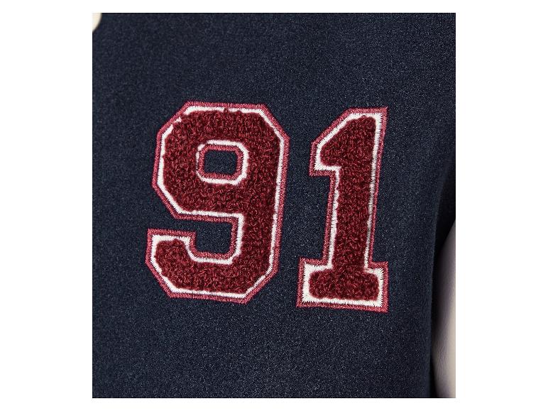 Sweatshirt met geborduurde 91.