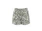 Shorts met blad- en bloemenprint, elastische taille
