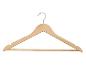 Lichte houten kledinghanger met een metalen haak
