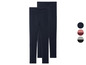 Twee paar donkerblauwe leggings.