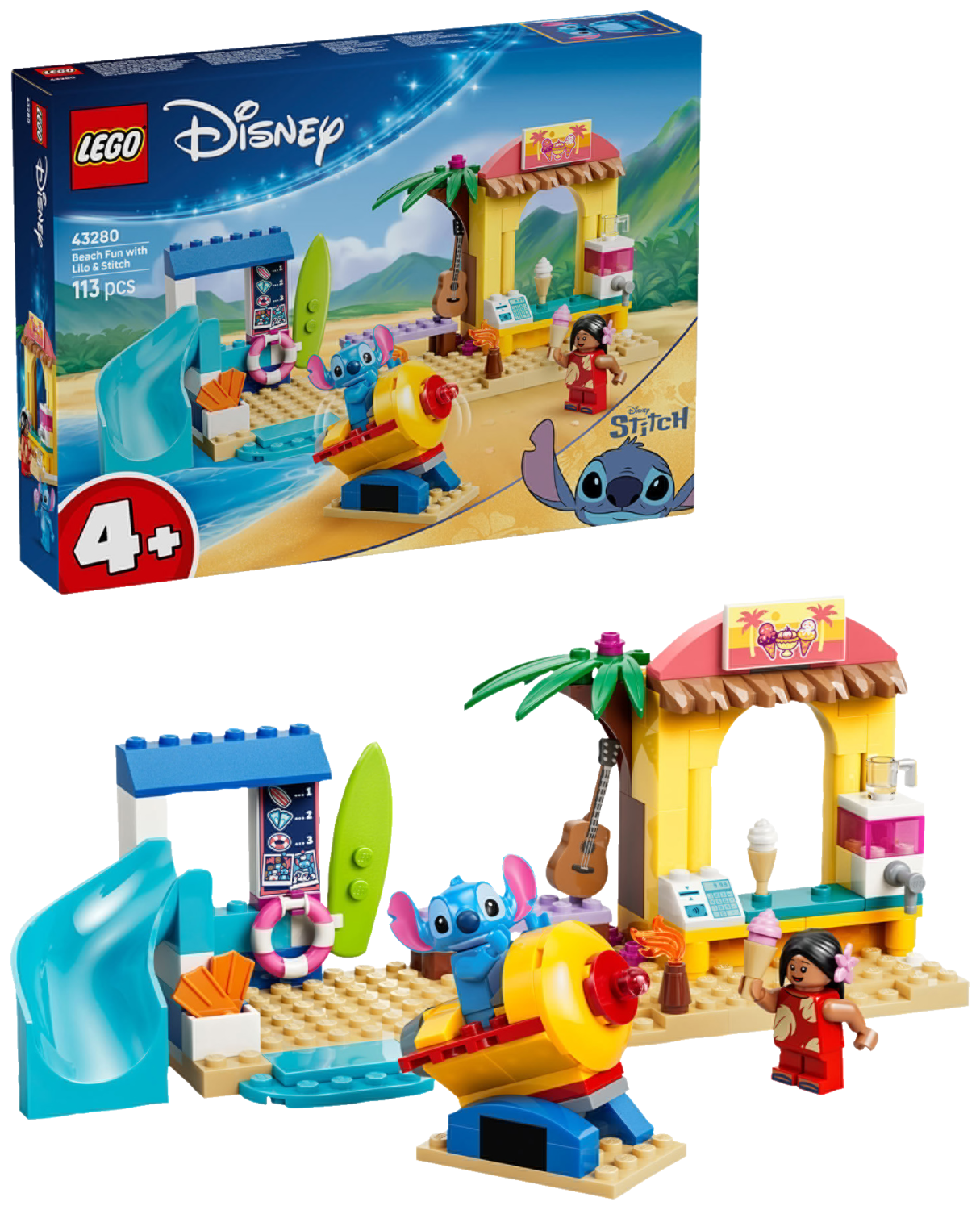 LEGO DISNEY Strandplezier met Lilo en Stitch - 43280