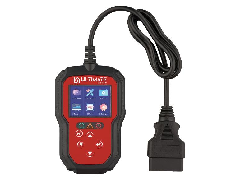 Ultimate Speed OBD II/EOBD autodiagnoseapparaat met scherm en knoppen