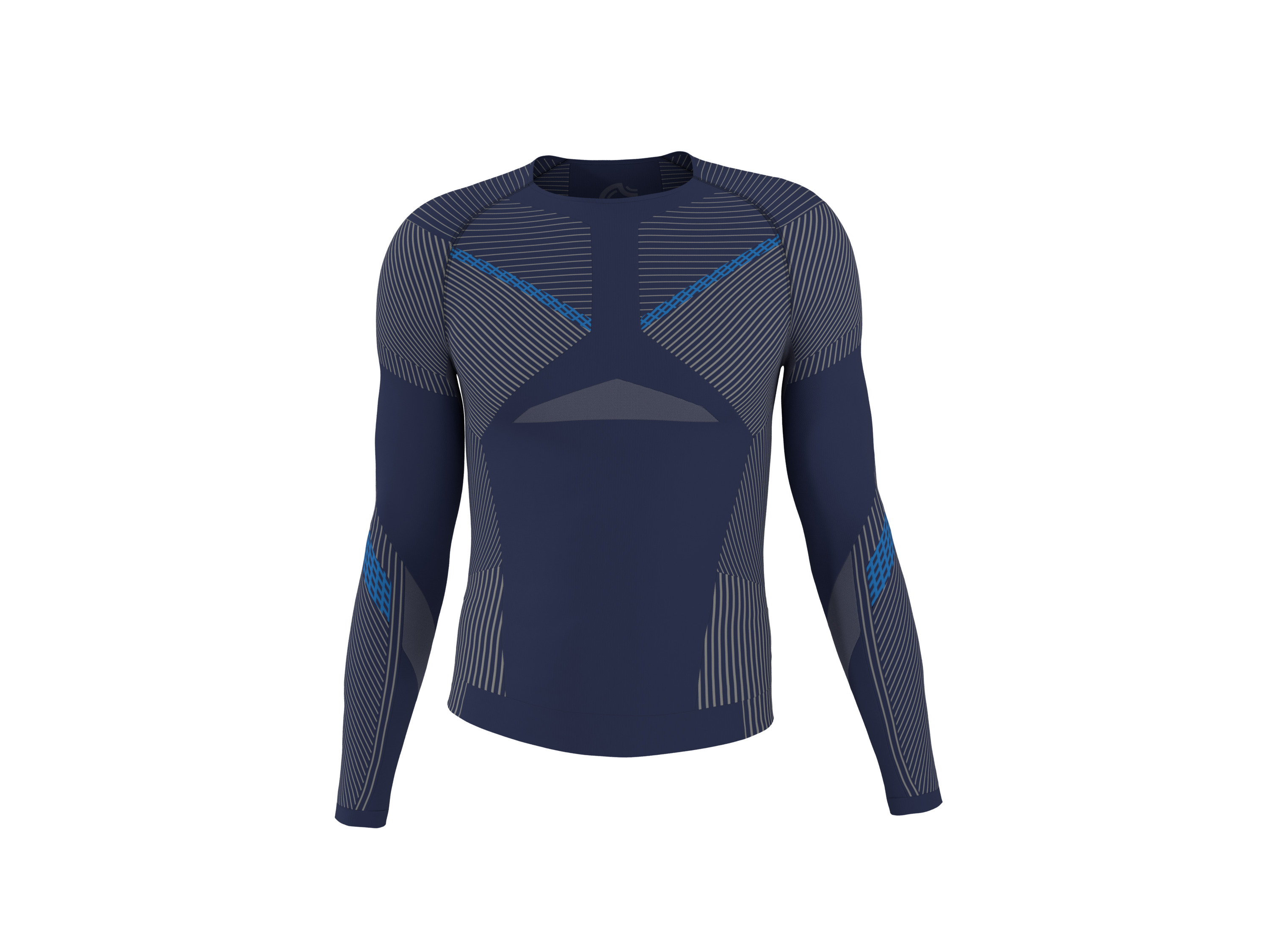 CRIVIT Heren ondershirt Classic (Blauw, XL)